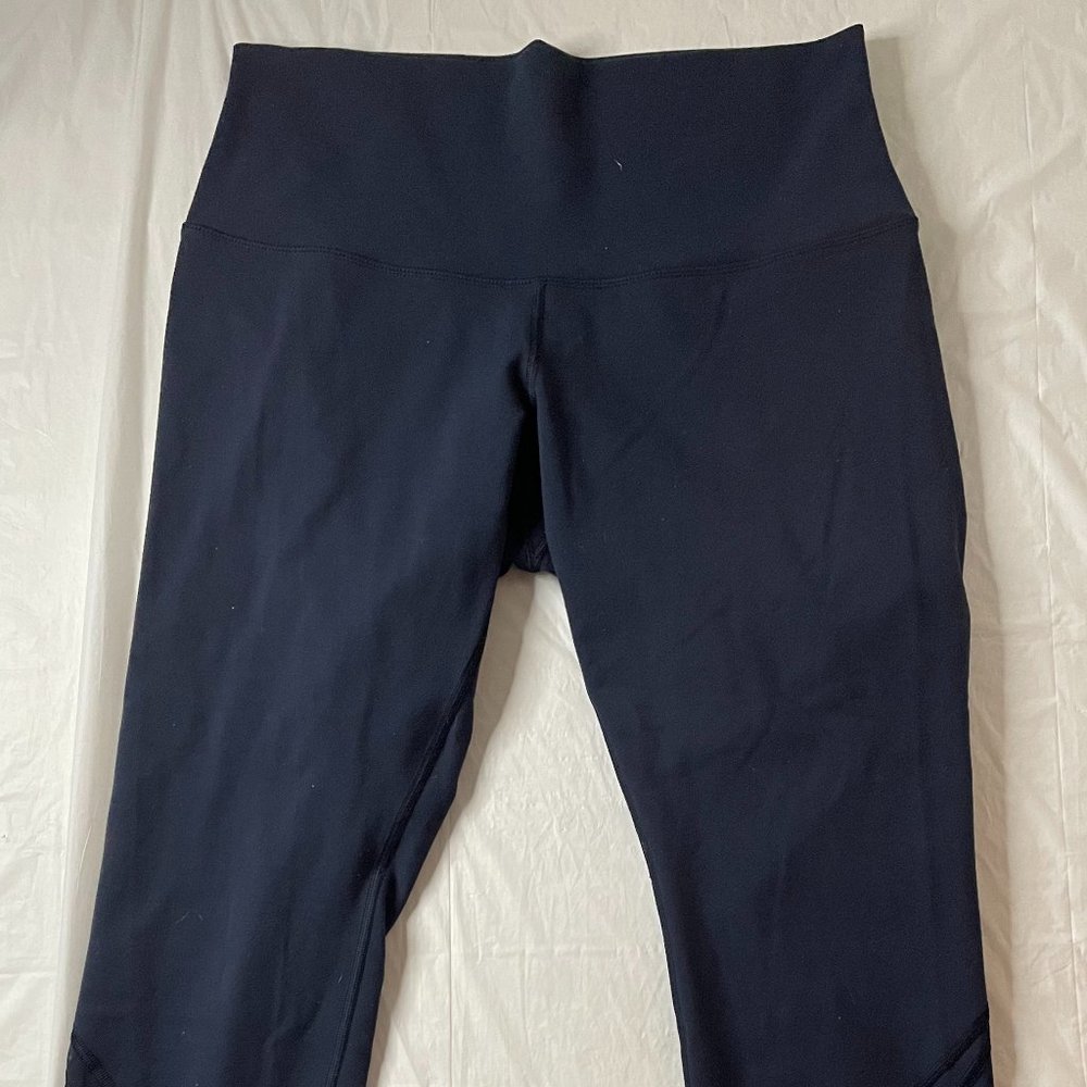 Lululemon Blue Leggings Yoga Exercise Women's READ FOR SIZE*